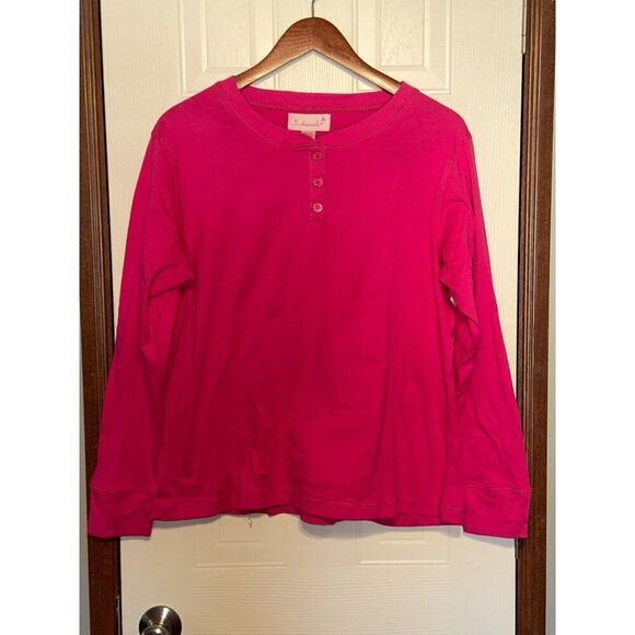 NWT So Heavenly Pink Cotton Valentines Pajamas With Hearts Size Large - Picture 3 of 10